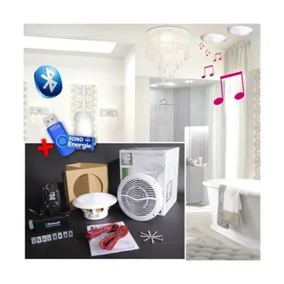 Enceinte encastrable E-AUDIO Kit HP B402BL 2x15W de Plafond BT