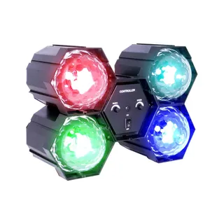 Jeu de lumières FX-LAB 4 LED Crystal Multicolor Sound Light