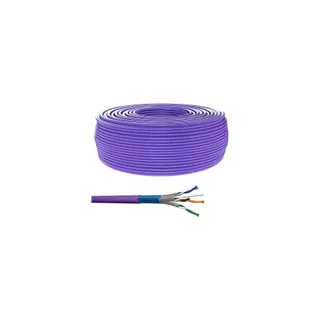KOMELEC Câble Ethernet Cat 6a rigide blindé 500m