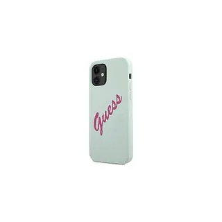 Coque GUESS pour iPhone 12 Mini Silicone Vintage