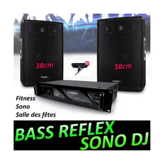 Pack sono IBIZA Pack Sono DJ Animation Enceintes BMS-15