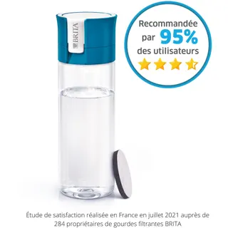 Gourde filtrante BRITA Fill&Go bleu + 1 filtre à eau