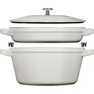 Cocotte ZWILLING Set 2-pcs empilable, Truffe blanche