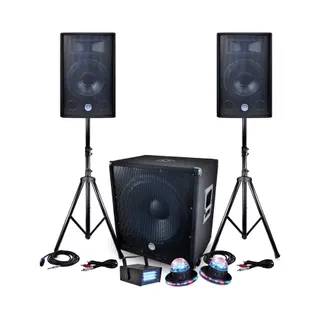 Pack sono BM SONIC BMS-1812 SUB 46cm 2 enceintes 30cm + Câb
