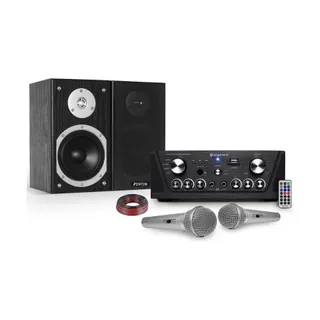 Karaoké NONAME Ampli karaoké 160W+2Enceintes 140W+2Mic