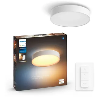 Plafonnier PHILIPS White Ambiance Enrave M blanc