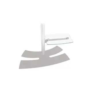 Pied TV ERARD tablette pied Lux-Up 038400