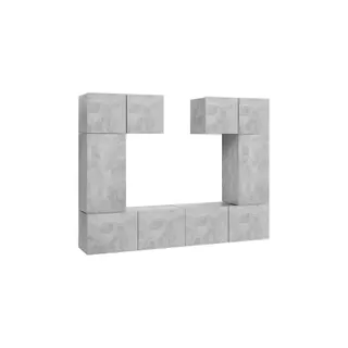 Meuble TV HELLOSHOP26 Ensemble de meubles armoire buffet TV té