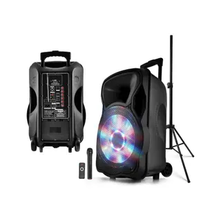 Enceinte sono MYDEEJAY Enceinte mobile LED USB/BT/SD/FM 800W