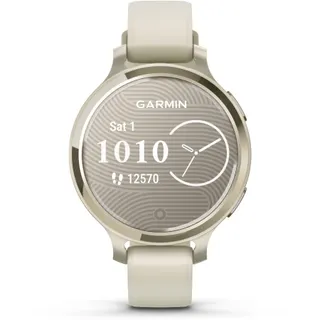 Montre sport GARMIN Lily 2 Active Lunar Gold connectée et élégante GPS BT 38 mm Blanc
