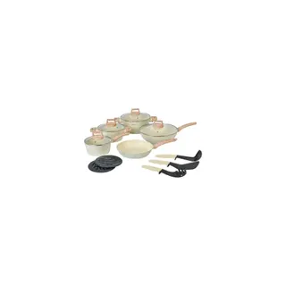 Batterie de cuisine HERZBERG HGWDBEJ14-BEI