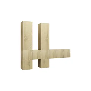Meuble TV HELLOSHOP26 Ensemble de meubles armoire buffet TV té