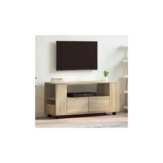 Meuble TV HELLOSHOP26 Meuble TV avec grand espace de rangement