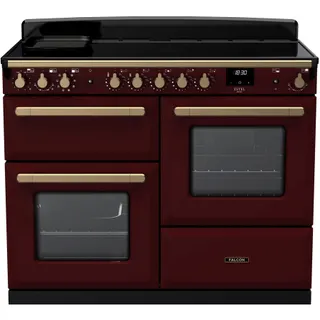 Piano de cuisson induction FALCON ESTEL DELUXE OCTAB IND 110 CM BORDEAUX L