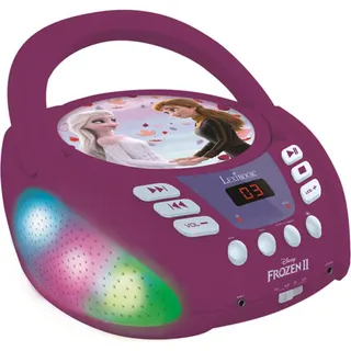 Lecteur CD LEXIBOOK Bluetooth Reine des neiges avec effets lumineux