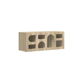 Meuble TV HELLOSHOP26 Meuble TV rectangulaire moderne pratique