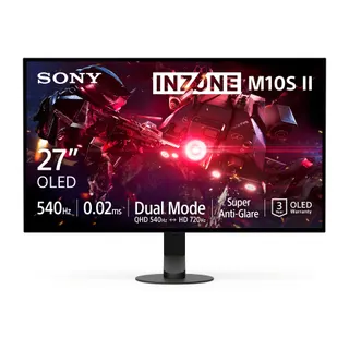 Ecran PC Gamer SONY INZONE M10S II 27" QHD Dual Mode 540Hz - 720Hz OLED HDMI 2.1 G-Sync