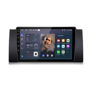 Autoradio connecté JUNSUN pour BMW 5er E39 X5 E53 2+32G Carplay