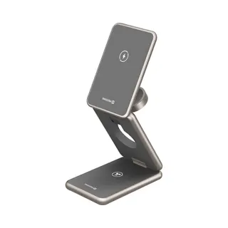 Chargeur induction SWISSTEN Station de Charge MagSafe 3-en-