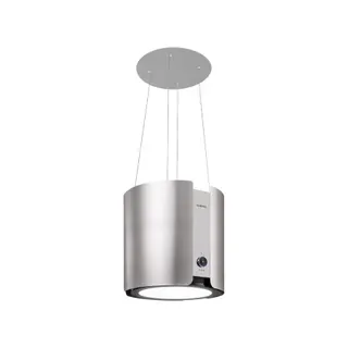 Hotte décorative îlot KLARSTEIN Skyfall îlot Ø 45 cm 402 m³/h LED inox