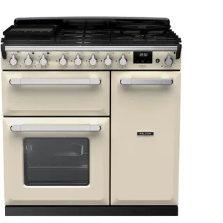 Piano de cuisson gaz FALCON ESTEL DELUXE TAB GAZ 90 CM CREME PASTEL