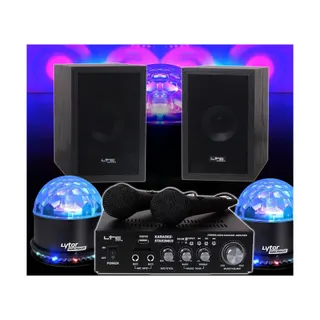 Jeu de lumières IBIZA Pack Karaoké enfant 2x50W STAR2MKII + 2