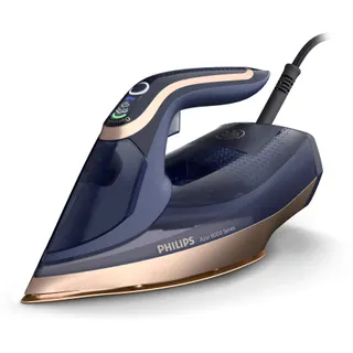 Fer à repasser PHILIPS DST8050/20​ fer à vapeur Série 8000 Bleu foncé/doré, 3000W