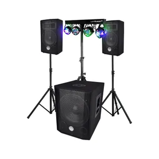 Pack sono AUDIOCLUB Pack sonorisation BMS1208, Caisson bi-am