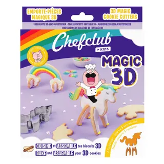 Moule à biscuits CHEFCLUB Les biscuits licorne 3D
