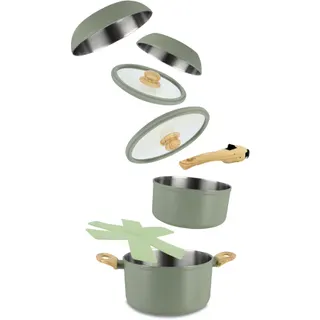 Batterie de cuisine MENASTYL SUPER BALL EASYNOX 8 PIECES