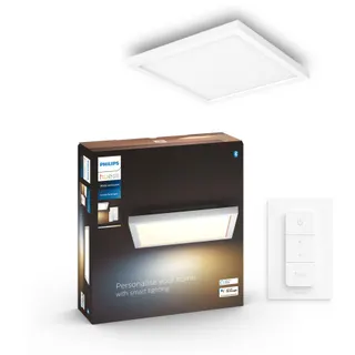 Panneaux lumineux PHILIPS HUE White Ambiance AURELLE carré blanc+tlc
