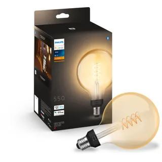 Ampoule LED connectée PHILIPS HUE White E27 9W Giant Filament Globe