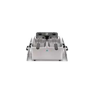 Friteuse semi-professionnelle LIVOO Huile double 2x3 L DOC217