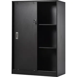 Armoire HELLOSHOP26 Armoire de bureau 2 portes coulissantes
