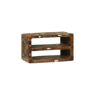 Meuble TV HELLOSHOP26 Meuble TV moderne avec 2 étagères rangem