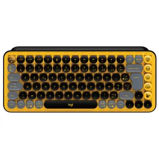 Clavier sans fil LOGITECH POP Keys Multidispositif-Blast jaune
