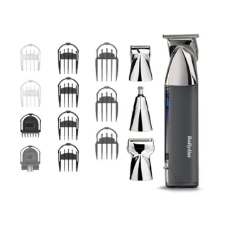 Tondeuse multi usages BABYLISS MT996E Super-X Metal Series,  12 hauteurs de coupe, précision 0,2 mm, autonomie 300 mn