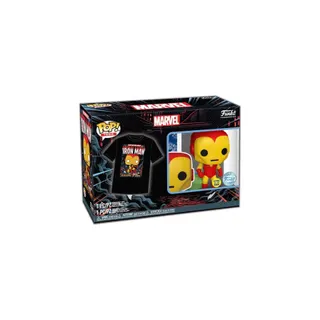 Figurine FUNKO Pop&tee - Marvel - Holiday Iron Man (gw)