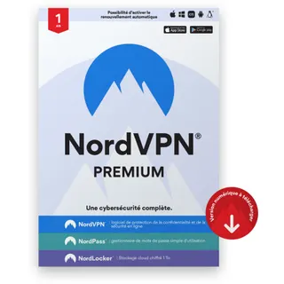 Logiciel antivirus et optimisation NORDVPN Premium Pack 1 an de Cybersécurité