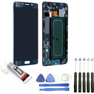 Ecran téléphone VISIODIRECT Vitre+LCD pour Samsung Galaxy S6 Edge+