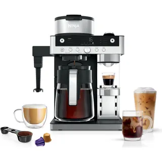 Cafetière filtre et capsules NINJA avec mousseur intégré CFN803EU Reconditionné