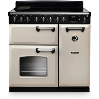 Piano de cuisson induction FALCON NGC TAB IND 90 CM CREME PASTEL CHROME