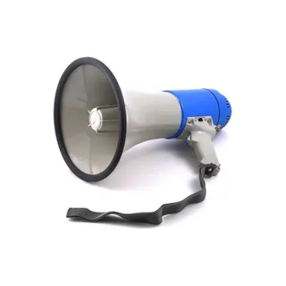 Enceinte nomade SPHYNX Mégaphone  XS-MEGA-3 25W bleu et blanc