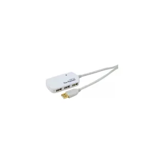 Rallonge USB KOMELEC Rallonge USB 2.0  12m  hub 4 ports