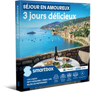 Coffret cadeau SMARTBOX Séjour en amoureux  - 3 jours délicieux