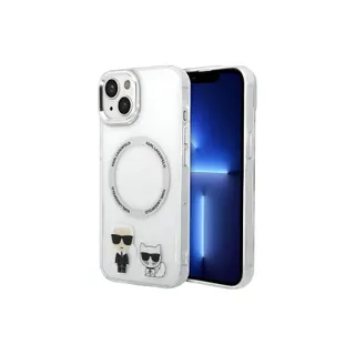 Coque KARL LAGERFELD iPhone 14 Plus TPU Ring Karl & Choupette