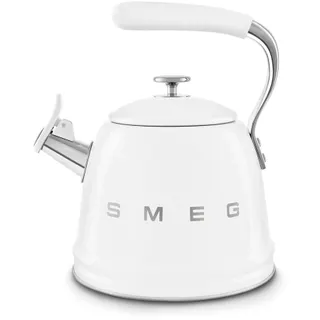 Bouilloire SMEG sifflante 2.3L blanc