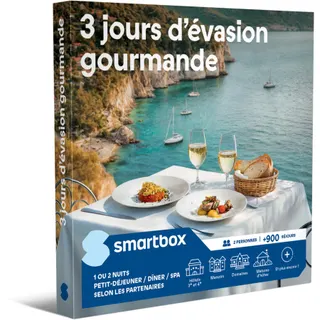 Coffret cadeau SMARTBOX 3 jours d'évasion gourmande