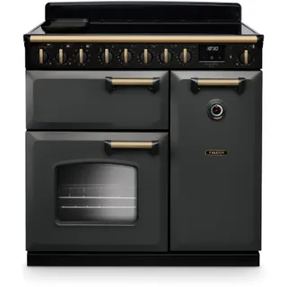 Piano de cuisson induction FALCON NGC TAB IND 90 CM ARDOISE LAITON ANTIQUE