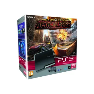 Console SONY PS3 Noire + Motorstorm Apocalypse Reconditionné
